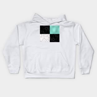 Mint marble VII Kids Hoodie